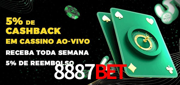 Promoções do cassino ao Vivo 8887bet